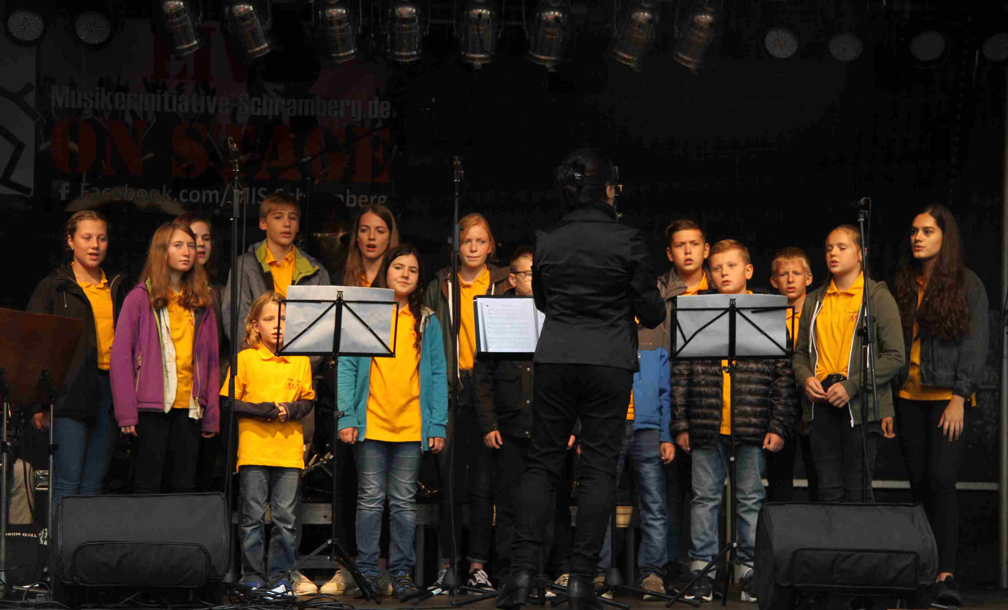 Ebenfalls unter der Leitung von Claudia Habermann: Der Jugendchor der Musikschule Schramberg